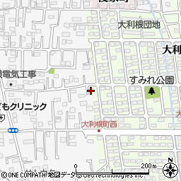 群馬県前橋市箱田町1214-7周辺の地図