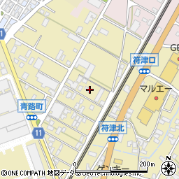 石川県小松市符津町オ周辺の地図