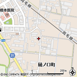栃木県栃木市樋ノ口町247周辺の地図