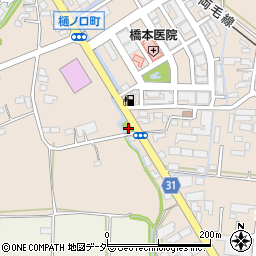 栃木県栃木市樋ノ口町404周辺の地図