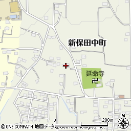 新保田中警察官独身寮周辺の地図