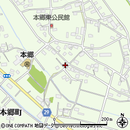 群馬県高崎市本郷町2010周辺の地図