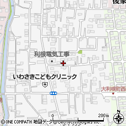 群馬県前橋市箱田町1176周辺の地図