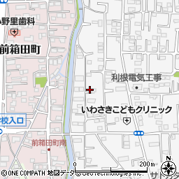 群馬県前橋市箱田町1385周辺の地図