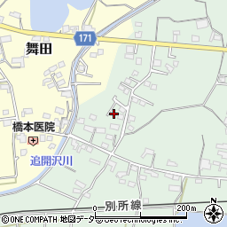 長野県上田市中野878-7周辺の地図