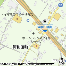 茨城県水戸市河和田町3833周辺の地図