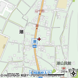 長野県安曇野市明科東川手潮677周辺の地図