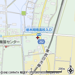 栃木県栃木市大平町川連596-1周辺の地図
