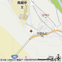 石川県白山市釜清水町ち周辺の地図