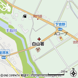 石川県白山市吉野壬周辺の地図