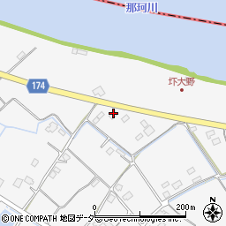 茨城県水戸市圷大野266周辺の地図