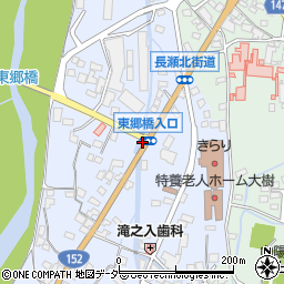 東郷橋入口周辺の地図