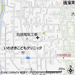 群馬県前橋市箱田町1175-1周辺の地図