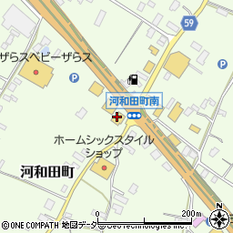 ばんどう太郎 水戸50号店周辺の地図