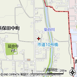 群馬県高崎市新保田中町590周辺の地図