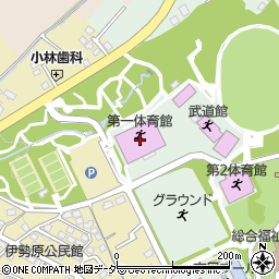 東御市東御中央公園第一体育館周辺の地図