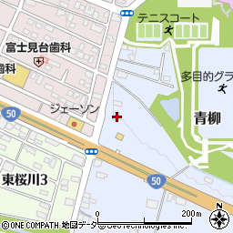 茨城県桜川市青柳390周辺の地図
