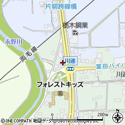 栃木県栃木市大平町川連578周辺の地図