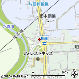 栃木県栃木市大平町川連578周辺の地図