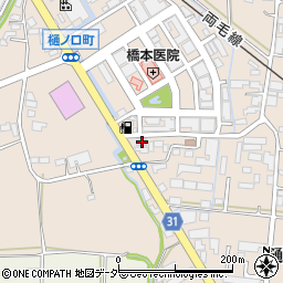 栃木県栃木市樋ノ口町402周辺の地図