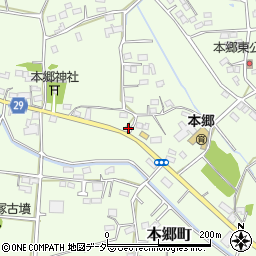 群馬県高崎市本郷町1077周辺の地図