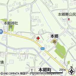 群馬県高崎市本郷町1157周辺の地図