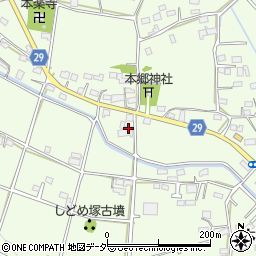 群馬県高崎市本郷町1321周辺の地図