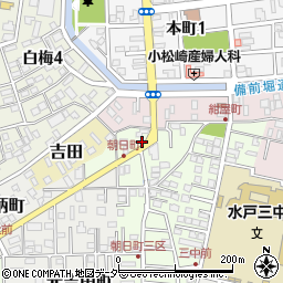 茨城県水戸市朝日町2921周辺の地図