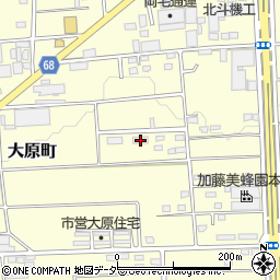 群馬県太田市大原町1405-6周辺の地図