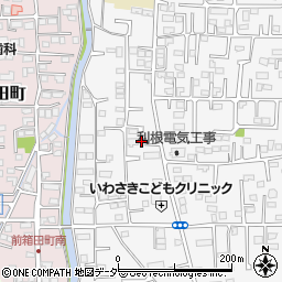 群馬県前橋市箱田町1380周辺の地図