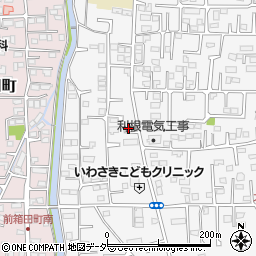 群馬県前橋市箱田町1379-7周辺の地図