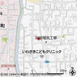 群馬県前橋市箱田町1379周辺の地図