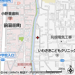 群馬県前橋市箱田町1390周辺の地図