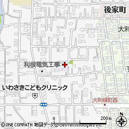 群馬県前橋市箱田町1150-3周辺の地図