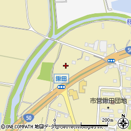 〒309-1223 茨城県桜川市鍬田の地図