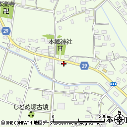 群馬県高崎市本郷町1255周辺の地図