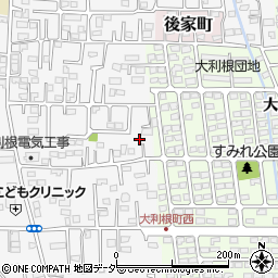 群馬県前橋市箱田町1163周辺の地図