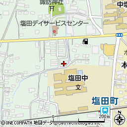 長野県上田市中野345-17周辺の地図
