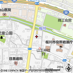 常陽銀行岩瀬支店 ＡＴＭ周辺の地図