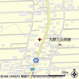 群馬県太田市大原町1433周辺の地図