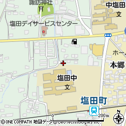 長野県上田市中野60-2周辺の地図