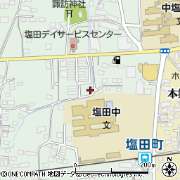 長野県上田市中野345-10周辺の地図