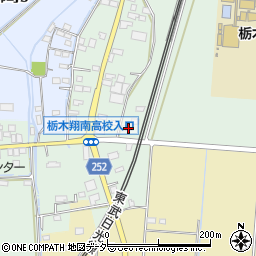 栃木県栃木市大平町川連318周辺の地図