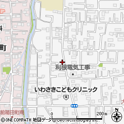 群馬県前橋市箱田町1378周辺の地図