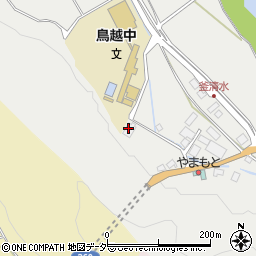 白山市鳥越武道館周辺の地図