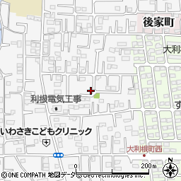 群馬県前橋市箱田町1154周辺の地図