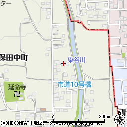 群馬県高崎市新保田中町588周辺の地図