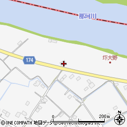 茨城県水戸市圷大野300周辺の地図