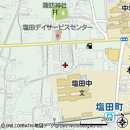 長野県上田市中野345-15周辺の地図
