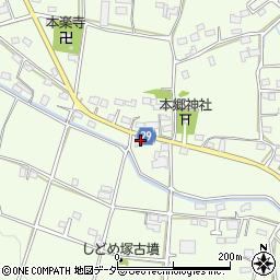 群馬県高崎市本郷町1254周辺の地図